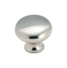 Amerock  Anniversary  Round  Cabinet Knob  1-3/16 in. Dia. 1 in. Sterling Nickel  1 pk