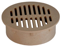 6" Round Grate, Sand