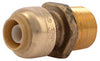 Shark Bite U118LFA 3/8" X 1/2" Brass MNPT Reducing Push Male Connector