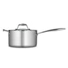 Tri-Ply Clad 4 Qt Covered Stainless Steel Sauce Pan