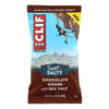 Clif Bar - Sweet and Salty Energy Bar - Chocolate Chunk with Sea Salt - Case of 12 - 2.4 oz.