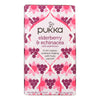 Pukka Herbal Teas Tea - Organic - Elderberry and Echinacea - 20 Bags - Case of 6