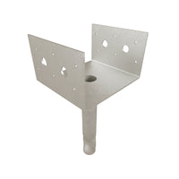 MiTek 5.56 in. W 12 Ga. Steel Elevated Post Base