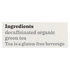 Bigelow Tea Organic Green Tea - Decaf - Case of 6 - 40 BAG