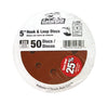 Gator 5 in. Aluminum Oxide Hook and Loop Sanding Disc 220 Grit Extra Fine 50 pk