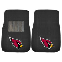 NFL - Arizona Cardinals Embroidered Car Mat Set - 2 Pieces