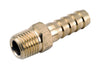 Anderson Metals 3/8 in. Barb  T X 1/4 in. D MIP  Brass Adapter