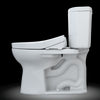 TOTO® WASHLET+®  Drake® II Two-Piece Elongated 1.28 GPF Toilet and WASHLET+® S500e Contemporary Bidet Seat, Cotton White - MW4543046CEFG#01