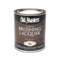 Old Masters Satin Clear Oil-Based Brushing Lacquer 1 qt