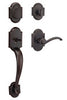 Kwikset SmartKey Austin Venetian Bronze Handleset Right or Left Handed