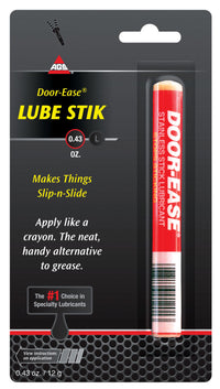 AGS DE-2 .4 Oz Door Ease® Stick Lubricant