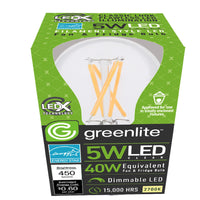 Greenlite A15 E26 (Medium) Filament LED Bulb Soft White 40 Watt Equivalence 1 pk