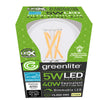 Greenlite A15 E26 (Medium) Filament LED Bulb Soft White 40 Watt Equivalence 1 pk