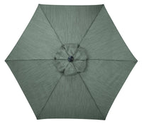 Living Accents  9 ft. Tiltable Gray  Patio  Umbrella