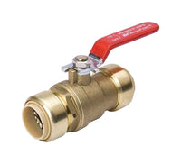 Mueller  1/2 in. Brass  Push-Fit  Ball Valve