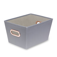 Honey-Can-Do 7-9/16 in. H X 9-13/16 in. W X 13 in. D Tote Bin