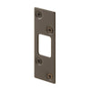 Prime-Line 9 in. H X 3 in. L Bronze Steel Latch Strike Plate