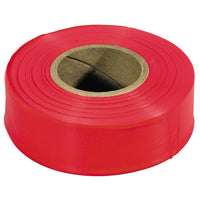 Irwin Strait-Line Fluorescent Red Flagging Tape Polyvinyl 24 pk