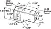 Prime-Line 1-1/2 in. D X 0.31 in. L Steel Roller Assembly 1 pk