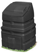 Good Ideas EZCB-BLK Black Compost Wizard Standing Composting Bin                                                                                      