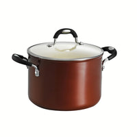 Ceramica 6 Qt Ceramic Covered Stock Pot - Metallic Copper