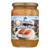 Yehuda Matzo Gelfilte Fish - Sweet - Case of 12 - 24 oz.