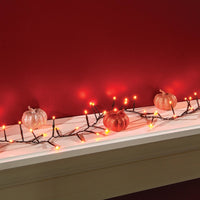 Celebrations LED Prelit Orange Halloween Cluster Lights