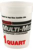 Leaktite Clear 1 qt Multi-Mix Container (Pack of 25).