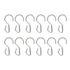 Umbra Chrome Silver Resin Shower Curtain Rings 12 pk