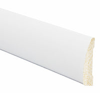 Inteplast Building Products 1-15/16 in. x 7 ft. L Prefinished White Polystyrene Casing (Pack of 25)