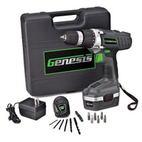 Genesis 18 V 3/8 in. Brushless Cordless Drill Kit (Battery)