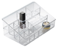 Interdesign Rain Vanity Organizer Clear Plastic