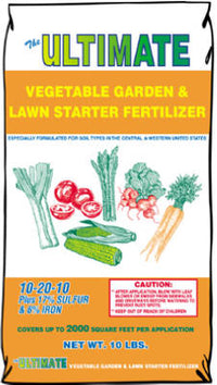 Vegetable Garden & Lawn Starter Fertilizer 10-20-10, 10-Lbs.