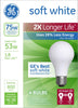 GE 53 W A19 Decorative Halogen Bulb 800 lm Soft White (Pack of 12)