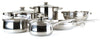 Vesta Cookware Set 10 Pieces Stainless Steel