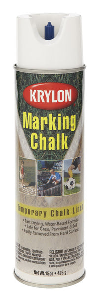 Krylon Professional White Field Marking Chalk 15 oz (Pack of 6)