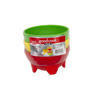 Good Cook 10 gal Assorted Plastic Salsa  Dip Bowls 4-13/16 in. D 3 pk