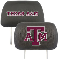 Texas A&M University Embroidered Head Rest Cover Set - 2 Pieces