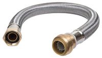 Shark Bite U3088FLEX12LF 3/4" X 3/4" X 12" Stainless Steel Braided Flexible Water Heater Connector