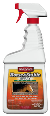 Horse & Stable Insecticide Spray, Ready-to-Use, 32-oz.