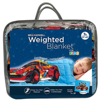 Bell + Howell Multicolored Race Car Weighted Blanket 1 pk