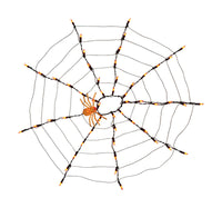 Sienna Spider Web Net Light Indoor/Outdoor Orange 3' X 3' 3'