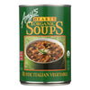 Amy's - Organic Soup - Vegetarian Hearty Italian - Case of 12 - 14 oz