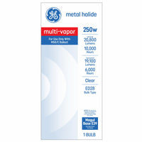 250-Watt Clear Multi-Vapor Metal Halide Light Bulb