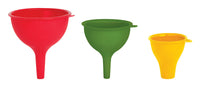 Trudeau Assorted Silicone Funnel Set (Pack of 6)