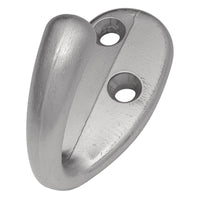 Hickory Hardware Medium Satin Cloud Zinc 2 in. L Utility Hook 1 pk