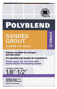 Custom Building Products Haystack Polyblend Cement-Based Sanded Tile Grout 7 lbs.