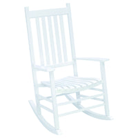 Jack Post Je-128w-Je 25.75 X 34 X 44.5 Knollwood Mission Rocker In White