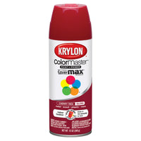 Krylon ColorMaster Gloss Cherry Red Paint + Primer Spray Paint 12 oz. (Pack of 6)