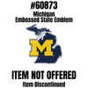 University of Michigan Team State Aluminum Emblem